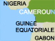 Le Cameroun et ses voisins.(Carte : RFI)