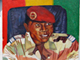 Portrait du capitaine Moussa Dadis Camara, sur un mur de la base militaire Alpha Yaya Diallo, dans la capitale guinéenne Conakry, le 3 mai 2009.(Photo : Reuters)