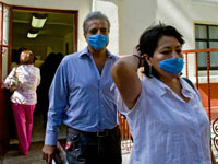 Depuis deux jours, la grippe a fait sa réapparition dans quatre Etats du Mexique. L’alerte sanitaire a immédiatement été prolongée.(Photo : AFP)