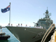 Près de Perth, le navire australien <em>HMAS Waramunga </em>largue les amarres à destination du golfe d'Aden.(Photo : Reuters)