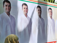 Rahul Gandhi, petit dernier de la dynastie Nehru-Gandhi,&nbsp;est un des principaux artisans de la victoire du Parti du Congrès.(Photo : AFP)