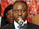 Le Premier ministre ivoirien Guillaume Soro annonçant que l’élection présidentielle aura lieu le 29 novembre prochain, à Abidjan, le 14 mai 2009.(Photo : AFP)