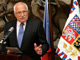 Le président europhobe, Vaclav Klaus, doit encore parapher le Traité de Lisbonne, ratifié par le Sénat tchèque le 6 mai 2009.(Photo : Reuters)