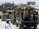 Des troupes militaires pakistanaises se dirigent vers la vallée de Swat, dans le nord-ouest du pays, le 8 mai 2009. (Photo : Reuters)