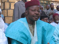 Mahamane Ousmane (c) principal opposant au président nigérien Mamadou Tandja.(Photo : Ado Youssef/AFP)