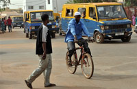 A quelques jours du scrutin, il n'y a toujours aucune trace de la campagne électorale dans les rues de la capitale.
