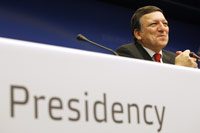 José Manuel Barroso fait l'unanimité au sein du Parti populaire européen (PPE), pour un second mandat à la présidence de la Commission européenne.(Photo : Sebastien Pirlet/Reuters)