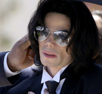 Michael Jackson le 13 juin 2005.(Photo : Lucas Jackson/Reuters)