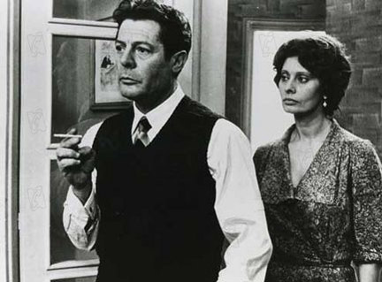 Marcello Mastroianni et Sophia Loren dans <em>Une Journée Particulière</em> d'Ettore Scola.Distribué par Les Acacias