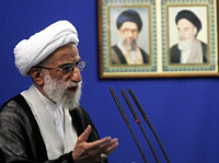L'ayatollah Jannati, chef du Conseil des gardiens de la Constitution.(Photo : AFP)