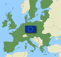 Les 27 pays membres de l'Union européenne.(Carte : D. Alpöge / RFI)