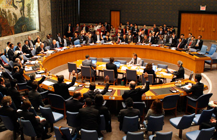Le Conseil de sécurité de l'ONU a adopté une nouvelle résolution concernant la Corée du Nord, le 12 juin 2009, à New York.(Photo : Reuters)