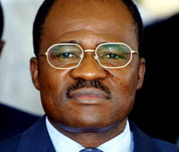 Faustin Boukoubi, secrétaire général du  Parti démocratique gabonais.(Photo : Gaboneco)