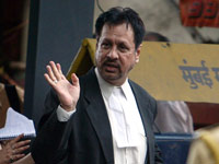  Abbas Kazmi, l'avocat de Mohammed Ajmal Amir Iman dit Kasab, le 20 juillet 2009.(Photo : Arko Datta/Reuters)