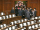 Après la dissolution de la chambre, les députés quittent l'hémicycle, le 21 juillet 2008.(Photo : Reuters)