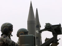 Missiles scud et sud-coréens exposés au Memorial de la guerre de Séoul.(Photo : Lee Jae-Won/Reuters)