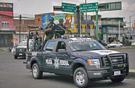 voiture de police mexicaine