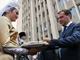 Le président russe, Dmitri Medvedev est à Tskhinvali, en Ossétie du Sud, le 13 juillet 2009. (Photo : AFP)