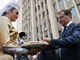 Le président russe, Dmitri Medvedev est à Tskhinvali, en Ossétie du Sud, le 13 juillet 2009. (Photo : AFP)