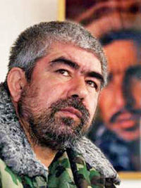 Abdul Rachid Dostam est aujourd'hui chef d'état-major du haut commandement des forces armées afghanes. (Photo : AFP)