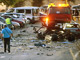 Attentat à la voiture piégée devant une caserne de la garde civile à Burgos, attribué à l'ETA, le 29 juillet 2009.(Photo : Reuters)