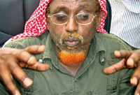 Cheikh Hassan Dahir Aweys, chef du groupe islamiste Hizbul Islam, le 24 juin 2009.(Photo : Reuters)
