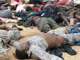 Les corps de Nigérians ont été amenés à un commissariat de police à Bauchi, au nord-est du pays après une fusillade entre un gang armé et les forces de sécurité, le 26 juillet 2009.(Photo : Reuters)