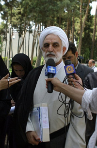  Le ministre iranien du Renseignement Gholam Hossein Mohseni Ejeie s'adressant aux médias à Téhéran, le 24 juin 2009.(Photo : AFP)