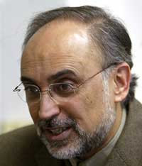 Ali Akbar Salehi, ici en 2005, est le nouveau chef de l'organisation de l'énergie atomique iranienne.(Photo : AFP)