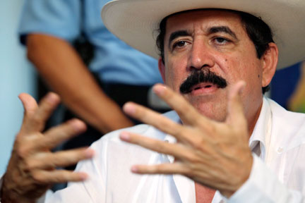 Le président déchu du Honduras Manuel Zelaya.(Photo: Reuters)