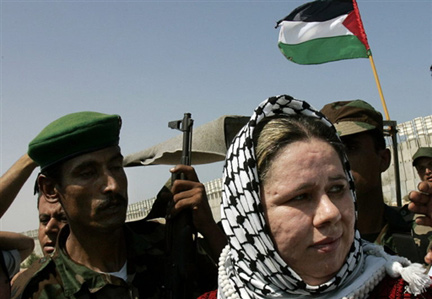 Fadwa Barghouti, la femme de Marwan Barghouti.(Photo : AFP)