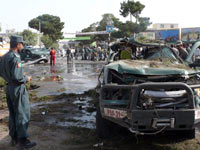 L'attentat visait les représentants de la police locale.(Photo : AFP)