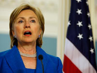 Hillary Clinton, secrétaire d'Etat américaine, avant sa tournée africaine, le 29 juillet 2009.(Photo : Reuters)