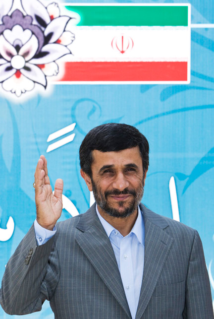 Le président Mahmoud Ahmadinejad, dont la réélection est toujours contestée.(Photo : Reuters)