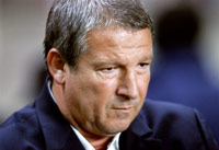 Rolland Courbis, ancien entraîneur de l'équipe de football de Marseille.(Photo : Mehdi Fedouach/AFP)