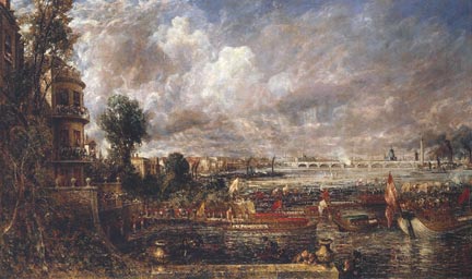 « <em>Opening of Waterloo Bridge.</em> »© John Constable/ Tate Britain