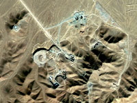 Vue satellite du site nucléaire iranien de Qom.(Photo : Reuters)
