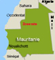 Carte de la Mauritanie.(Carte: RFI )