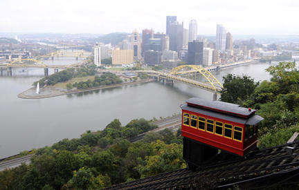 Vue du centre-ville de Pittsburgh où se déroule actuellement le sommet du G20.(Photo : Reuters)