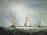 "Helvoetsluys" de Joseph Mallord William Turner (1832).© Tokyo Fuji Art Museum Collection.