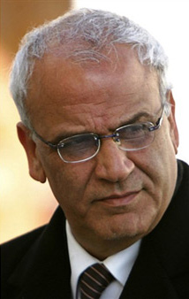 Saeb Erakat, le négociateur en chef de l'Autorité palestinienne.(Photo : AFP)