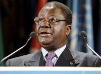 L'ancien président ivoirien Henri Konan Bédié, en juillet 2009 à Paris.(Photo : Bertrand Guay/AFP)