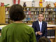 Obama au lycée Wakefield d’Arlington, près de Washington, mardi 8 septembre 2009.(Photo : Reuters)