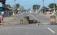 Port-Gentil, le 5 septembre 2009.(Photo : AFP)