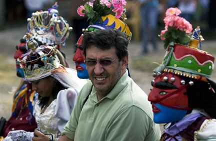 Christan Poveda au Salvador en janvier 2009.(Photo: Jose Cabezas  / AFP)