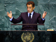 Le président français Nicolas Sarkozy lors du sommet des Nations unies à New York, le 23 septembre 2009.<em>(Photo : Mike Segar / Reuters)</em>