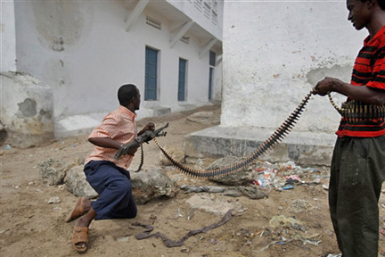Les miliciens shebab, accusés de liens avec al-Qaïda, mènent depuis 2006 une insurrection meurtrière en Somalie. (Photo : AFP)