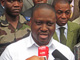 Guillaume Soro, Premier ministre ivoirien, à l’issue de sa visite du site central de la Sagem, à Abidjan, le 12 septembre 2009. (Photo : Norbert Navarro/RFI)