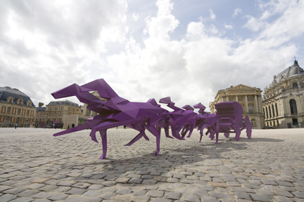 Le Carrosse, 2009. (Photo : V. Germond / Veilhan / Adagp)