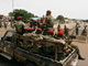 Soldats près de l'aéroport de Conakry le 5 octobre 2009.(Photo : REUTERS/Luc Gnago)